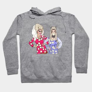 Trixie and Katya Pop Art Hoodie